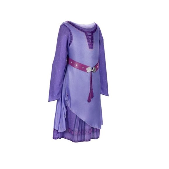 DISNEY WISH ASHA Adventure Dress Girls 4-6X Purple Costume New-Size 4-6x - Picture 4 of 5